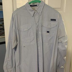 Columbia Super Bonehead Long Sleeve in Blue Check